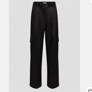 Babaton Outgoing Satin Cargo Pants